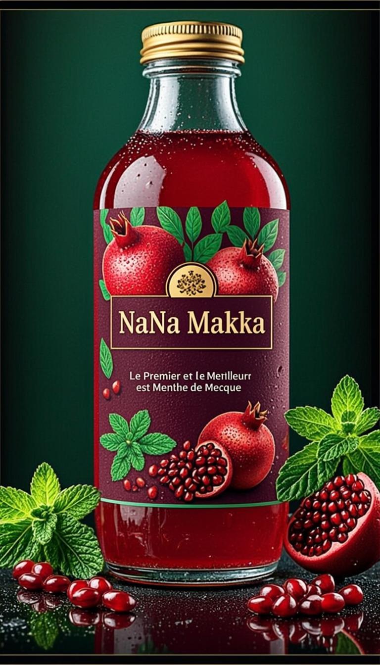 Na'Na' Makka Grenadine Mint 500ml